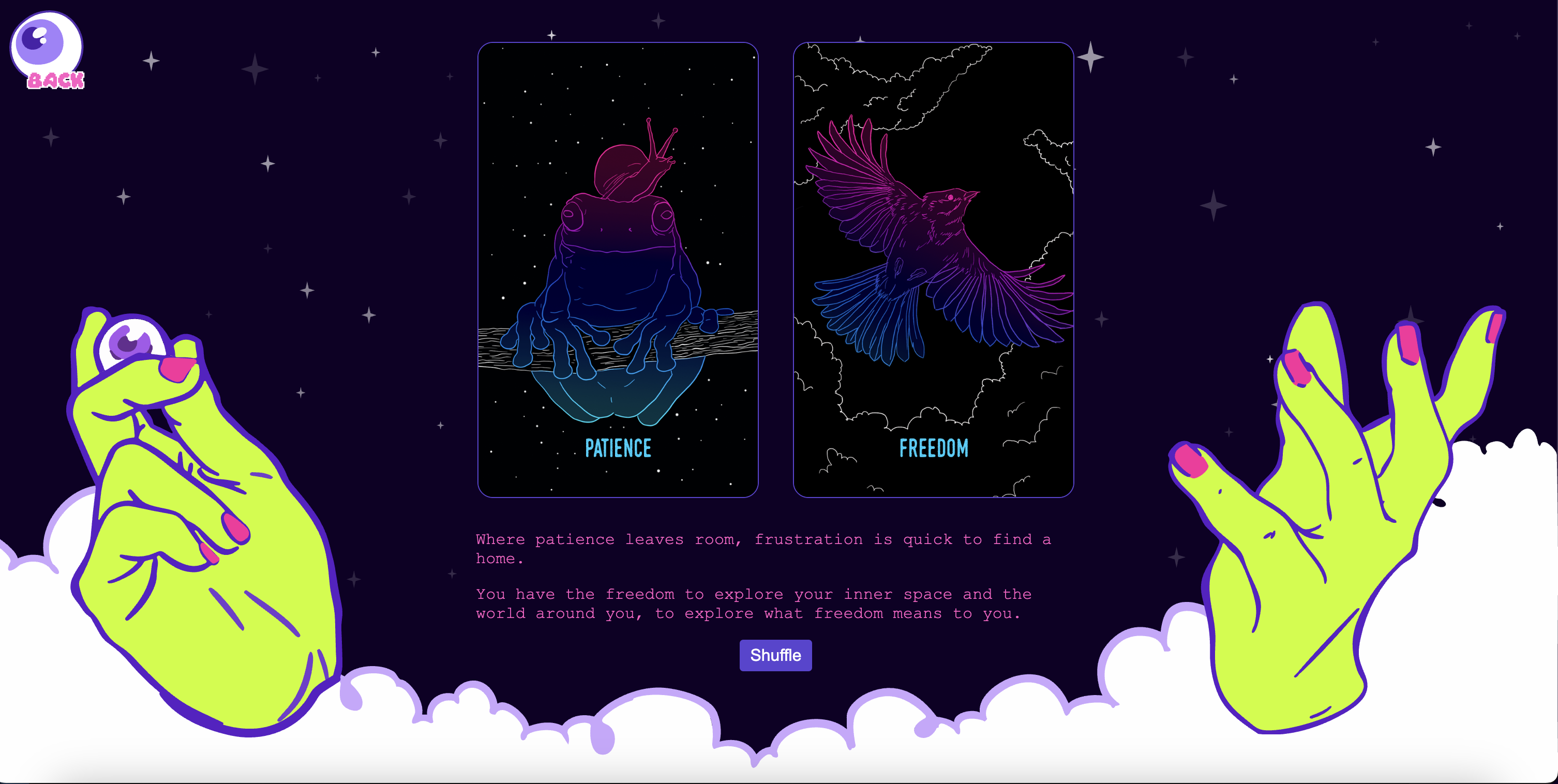 Cloudland Oracle Reading