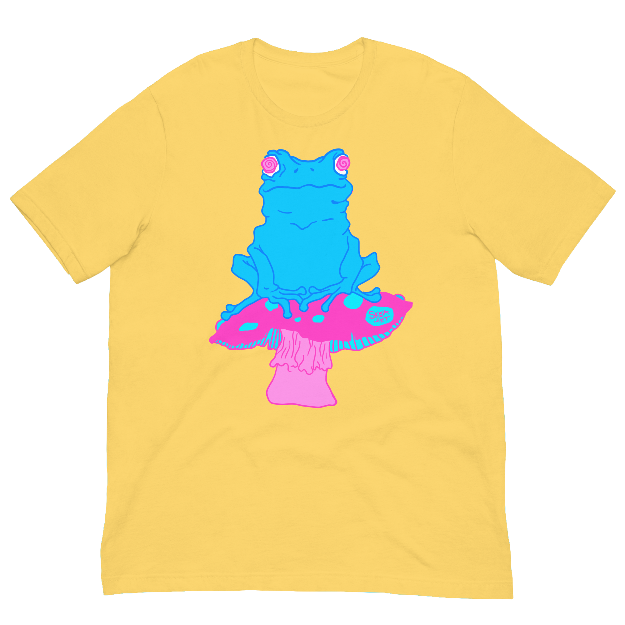 Hypno Frog Yellow Shirt