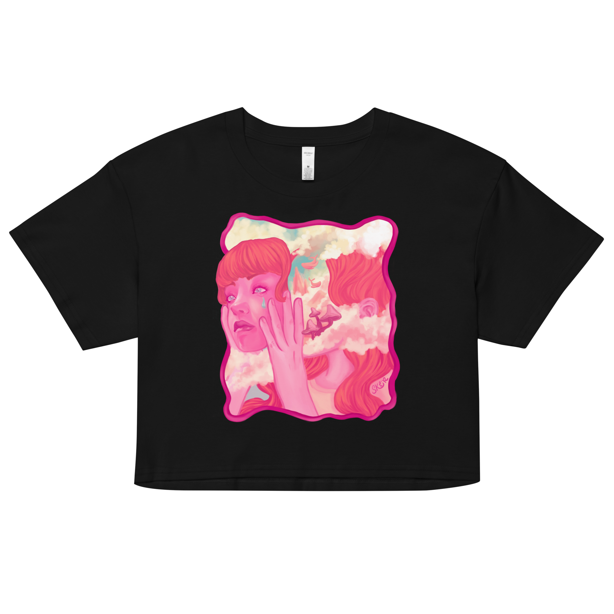 HeadSpace black crop top