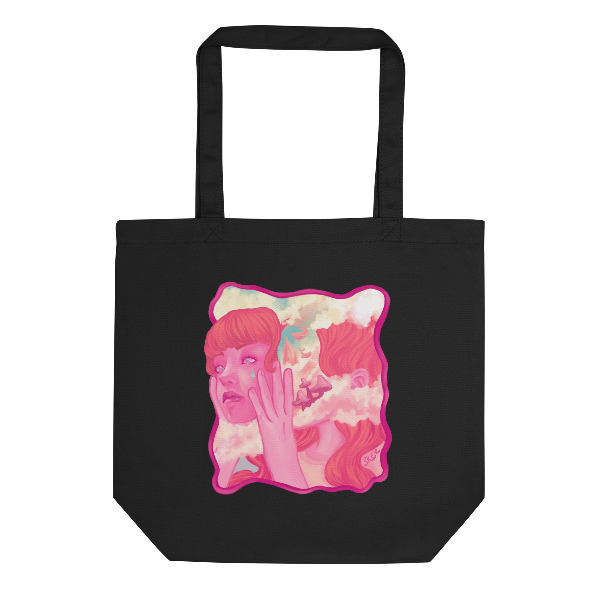 HeadSpace black tote bag