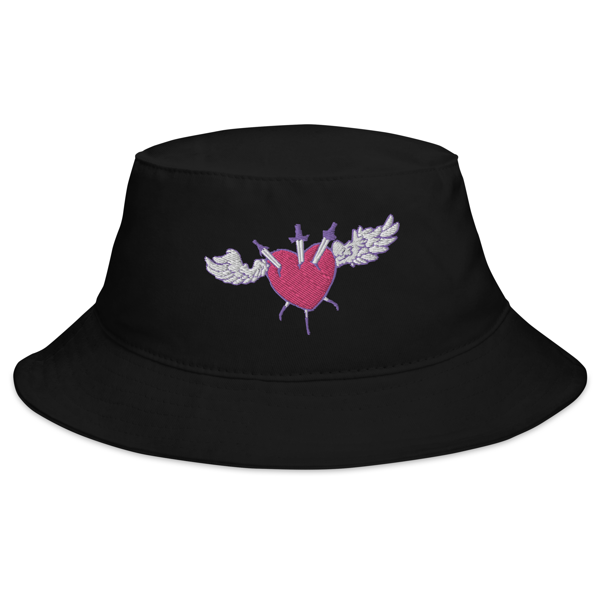 Three of Swords Black Bucket Hat