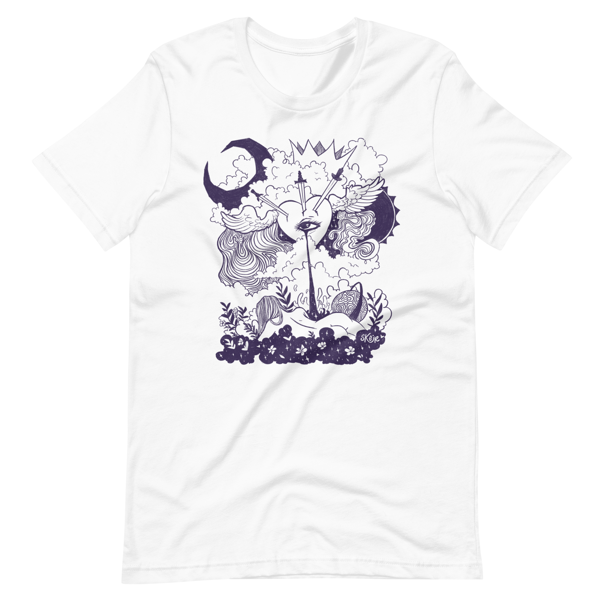 Three of Swords Whit Shirt