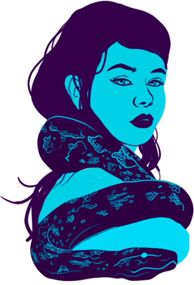 The Wild Woman illustration from The Witch's Oracle